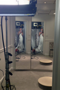 Jaclyn Santos Modeling Behind the scenes at Kleinfeld Bridal New York Say Yes to the Dress TLC 